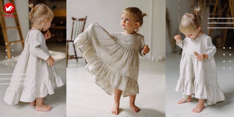 پارچه‌هایی بادوام برای طراحی لباس کودک 