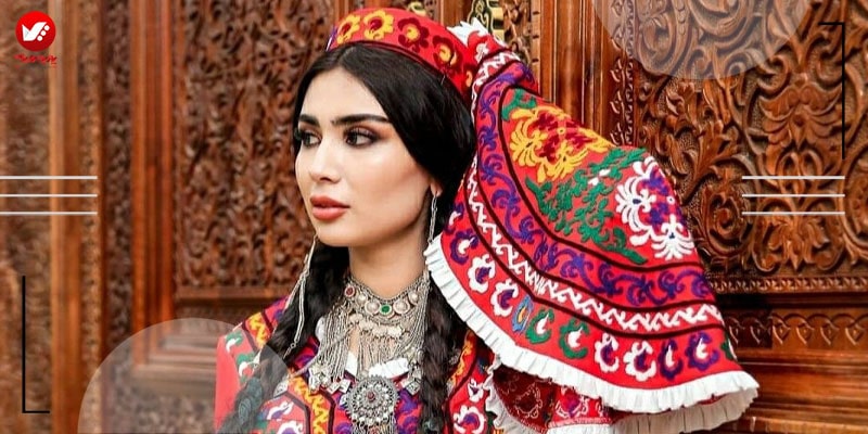 زیورآلات در طراحی لباس تاجیکستانی