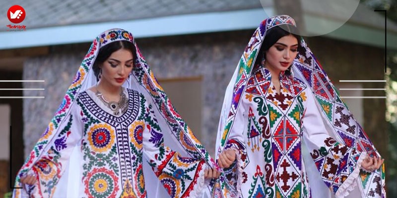 طراحی لباس عروس تاجیکستانی